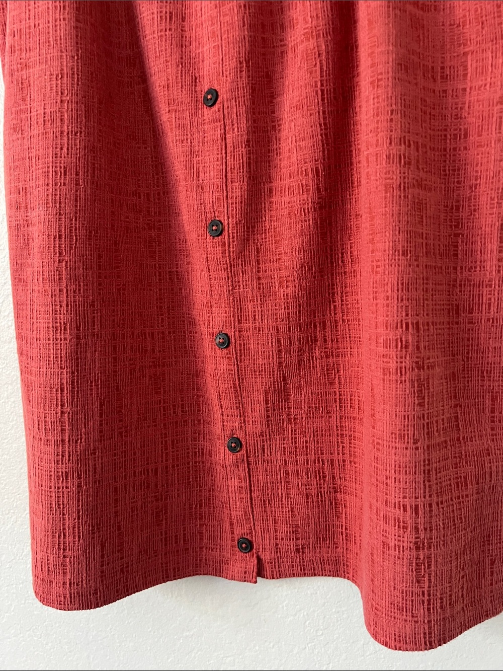 Like New! MADEWELL Texture & Thread Off-the-Shoulder Dress Spiced Rose M - Picture 7 of 15